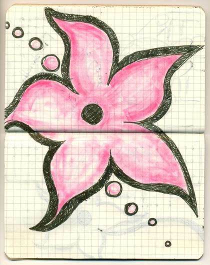 flowerthing doodle