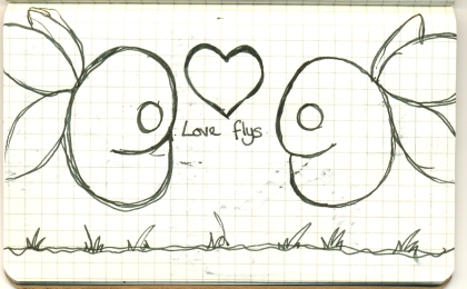 loveflys doodle